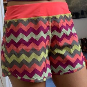 Rainbow Polyester Shorts